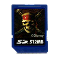 Pirates of the Caribbean 512MB SD Card