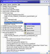 Unknown Device Identifier